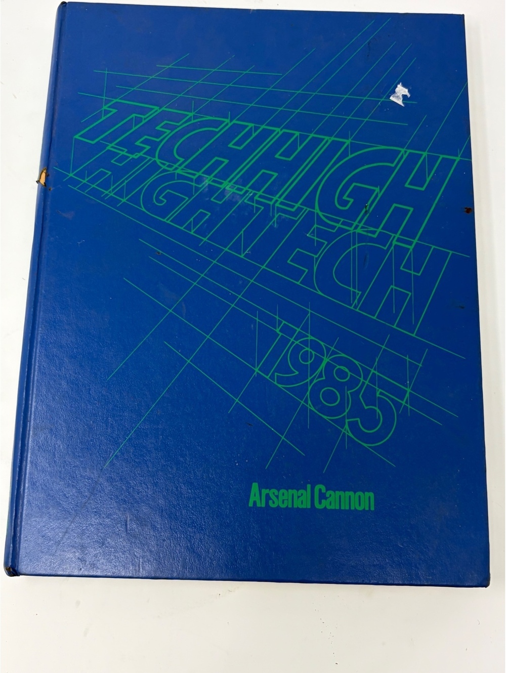 1985 Tech High Yearbook Arsenal Cannon Hardcover